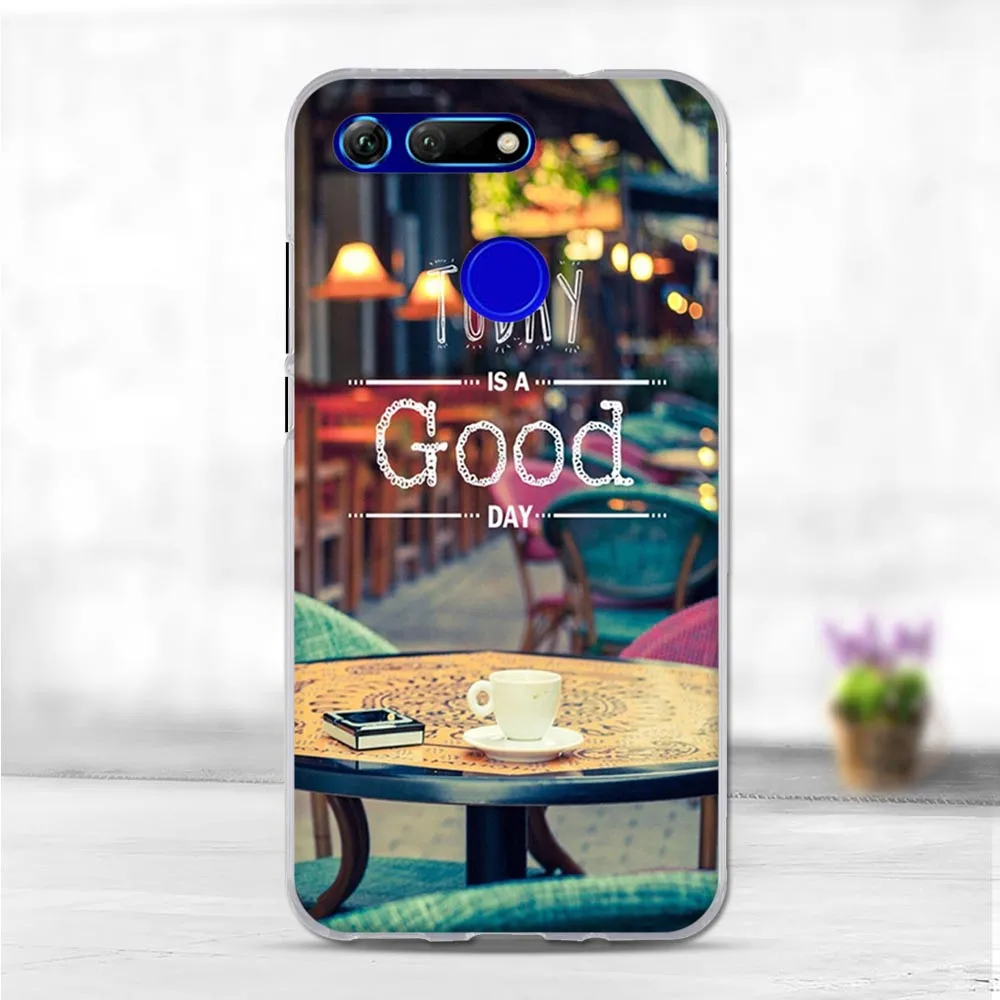 Чехол для Honor V20, чехол для huawei Honor View 20, мягкий силиконовый чехол, TPU, задняя крышка для huawei Honor V20, защитный чехол для телефона, Funda - Цвет: 48