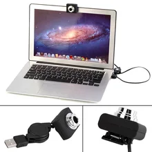 USB HD веб-камера для ноутбука, мини-видеокамера, Компьютерная камера с микрофоном