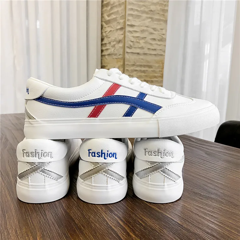 2019 Season Male Shoe Low Help Leather Student All-match Shoes Trend Motion Shoes Male White Shoes Sneakers Zapatos De Hombre 2019 Season Male Shoe Low Help Leather Student All-match Shoes Trend Motion Shoes Male White Shoes Sneakers Zapatos De Hombre
