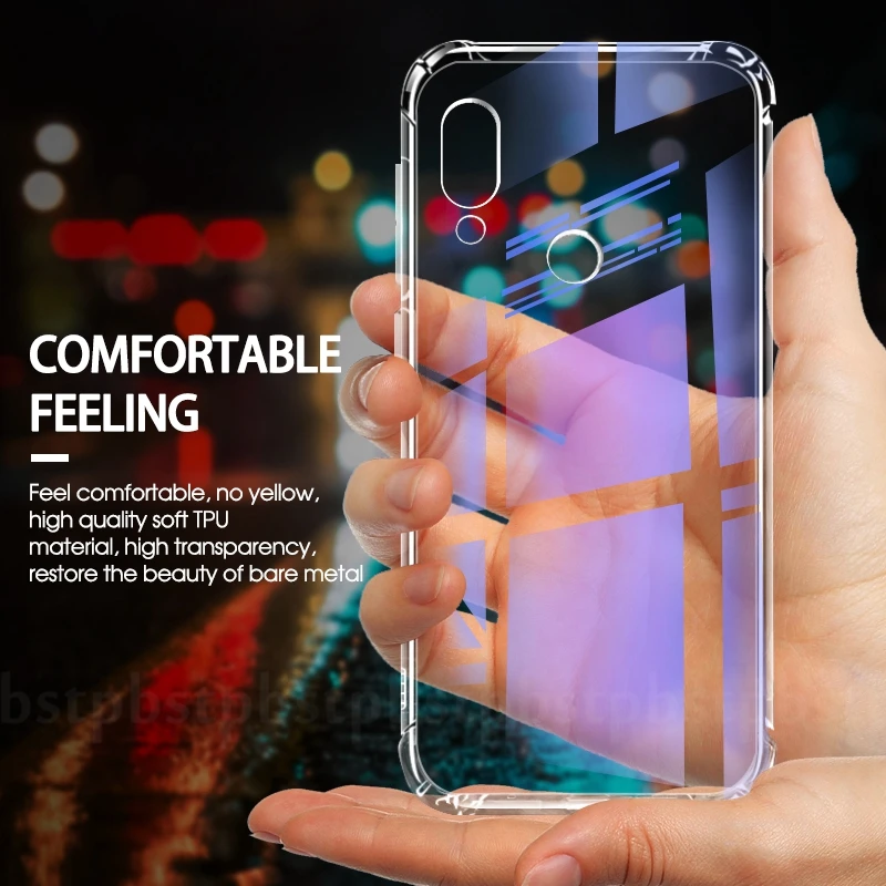 

Air Bag Phone Case For Huawei Honor 10 8X MAX 8C 9 lite Anti-knock TPU Clear Case For Huawei Mate 20 Pro 20 Lite 10 Lite Y9 2019