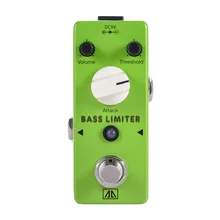 Aroma ABL-5 Mini Aluminum Alloy Body Bass Limiter Electric Bass Guitar Effect Pedal True Bypass