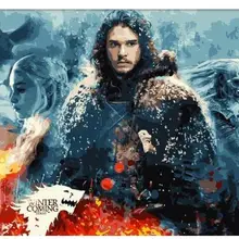 5847 Набор для рисования по номерам для взрослых DIY