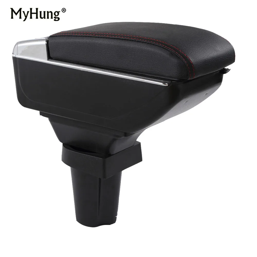 

Armrest box For Honda CR-Z CRZ Central Console Arm Store content box cup holder ashtray With Rise and Down Function Car Styling