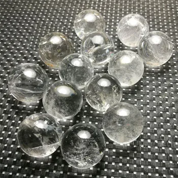 

5Sizes 16-28mm Clear Natural Quartz Crystal Sphere Balls Sphere Crystal Ball Home Decoration Craft 4 Colors