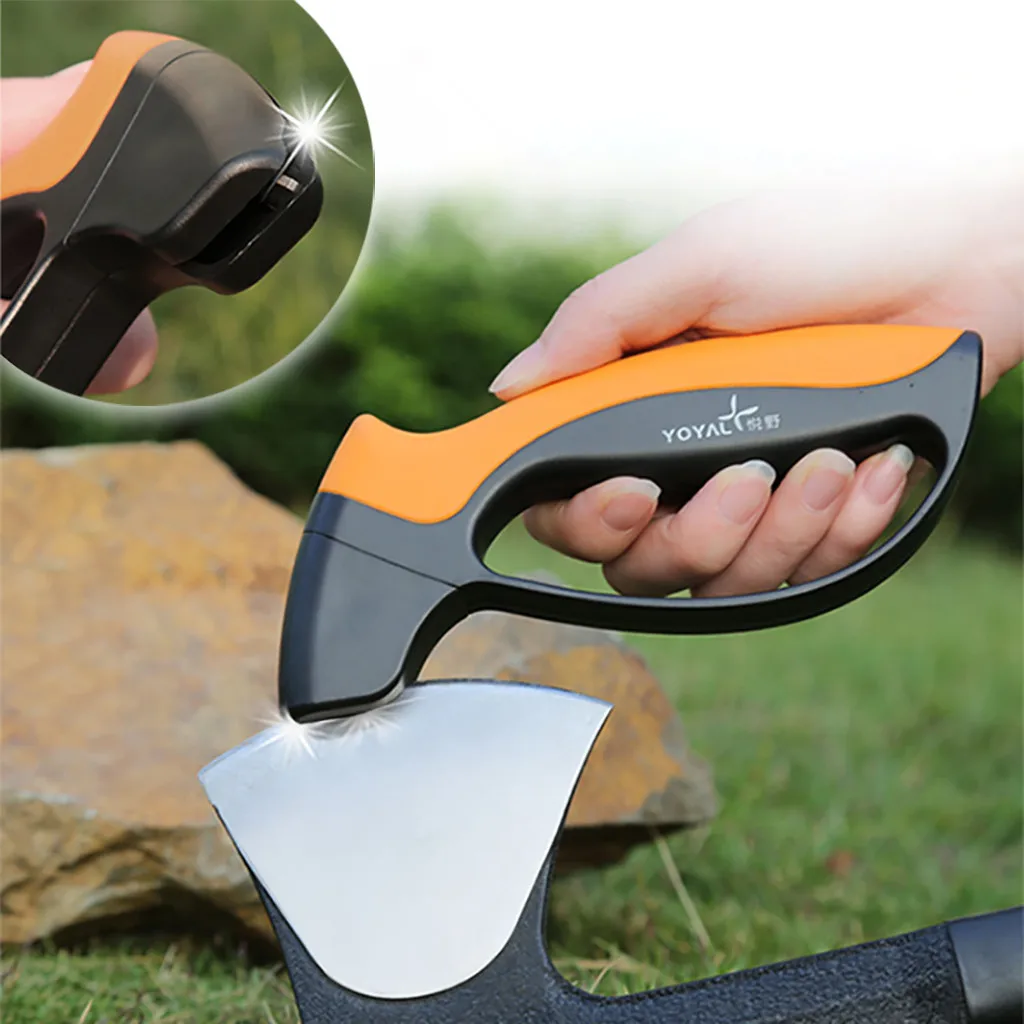 

Whetstone Knife Sharpener Multi-function Sharpener Knife Professional Deluxe Quick Edge Sharpener for Camping K527