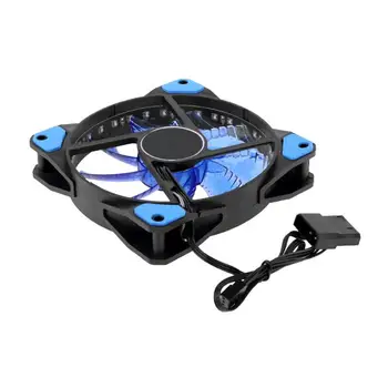 

PC Computer 33 LED Lights 120mm Silent Fan 12V Luminous 3Pin 4Pin Plug Computer Case Heatsink Cooler Cooling Fan PC Cooler