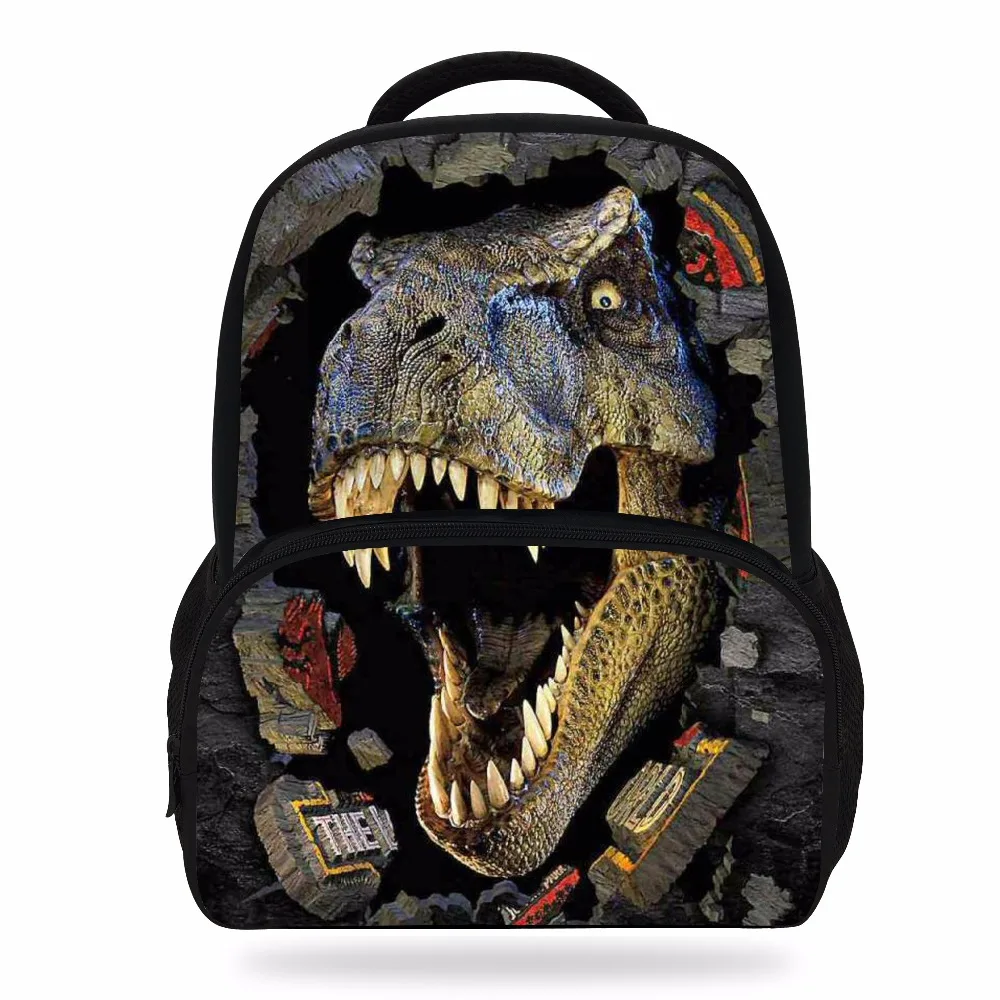 14Inch Hot Sale Kids Schoolbag Cool Animal Print Dinosaur Backpack For ...