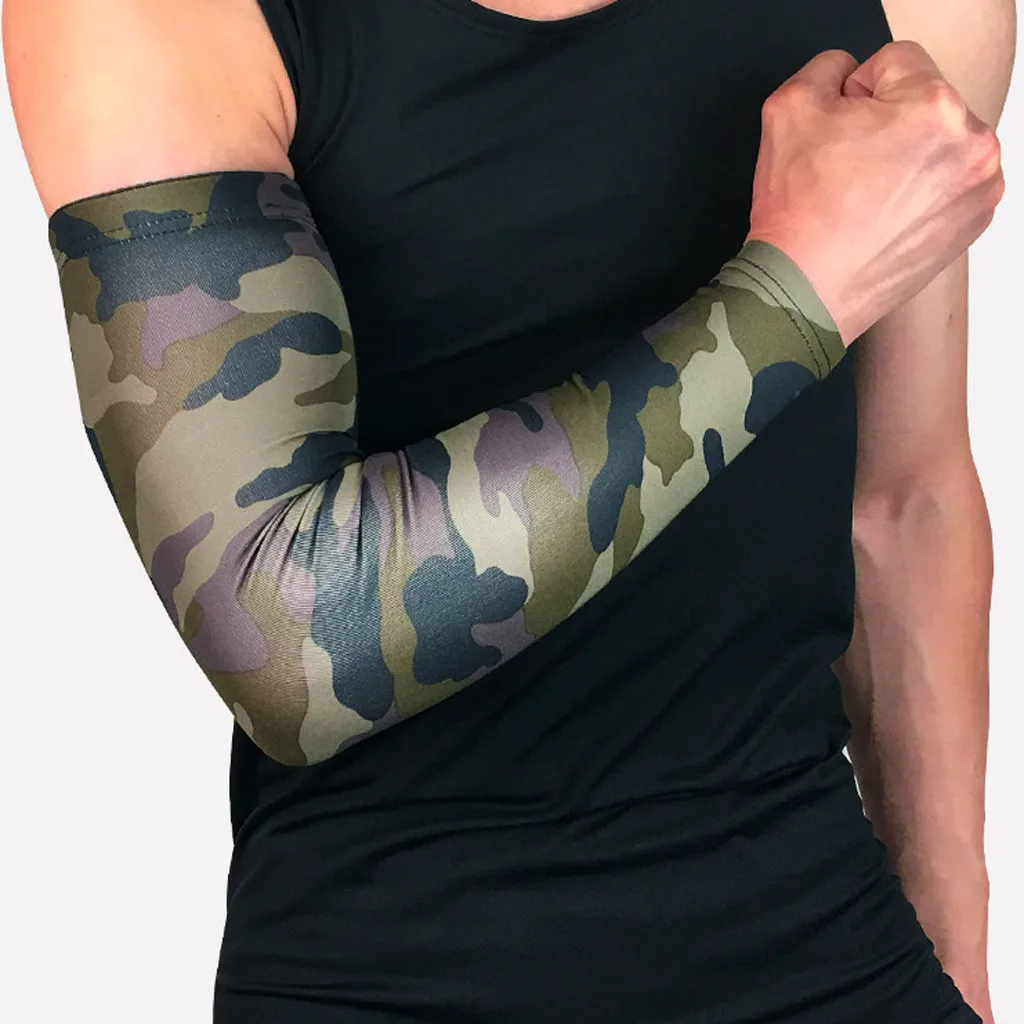 

fake tattoo sleeve 1PC Arm Sleeves Breathable Anti-slip Cuffs UV Protection Compression Sun Sleeves manga tatuaje Arm Warmers #5