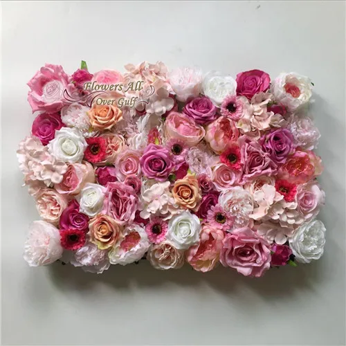 3D Искусственные цветы горячие розы орхидеи Розовый пион поддельные цветы стены для Блестящий Фон для фотосессии украшения - Цвет: B  40cmx60cm