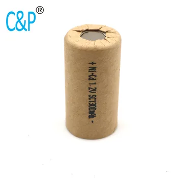

SC1300mAh 1.3Ah NI-cd,high power battery cell,power tool battery,Power Cell,discharge rate 10-15C.rechargeable battery batteries