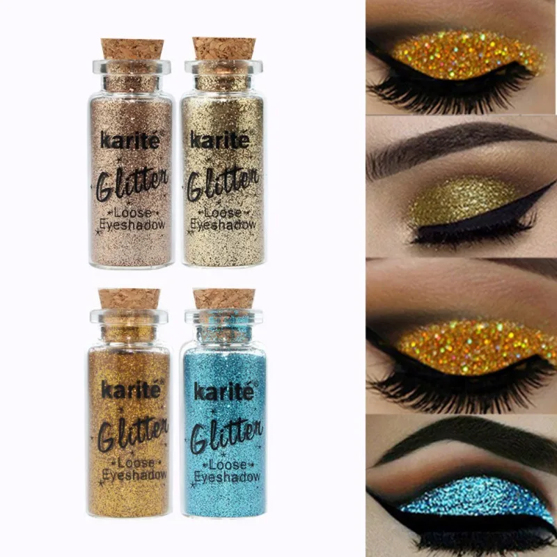 

Shimmer Loose Eyeshadow Powder For Party Makeup Lonng-Lasting Glitter Eyeshadow