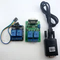 DC 12 V 8-канальный сетевой видеорегистратор RS232 релейная плата PC USB, UART DB9 дистанционного Управление переключатель для PLC умного ворота дома гаража, автомобильной сигнализации, трактора