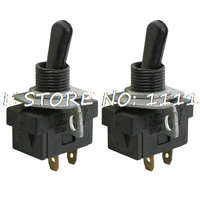 Panel Mounting Normal Open SPST ON OFF Toggle Switch 5A/250VAC 10A ...