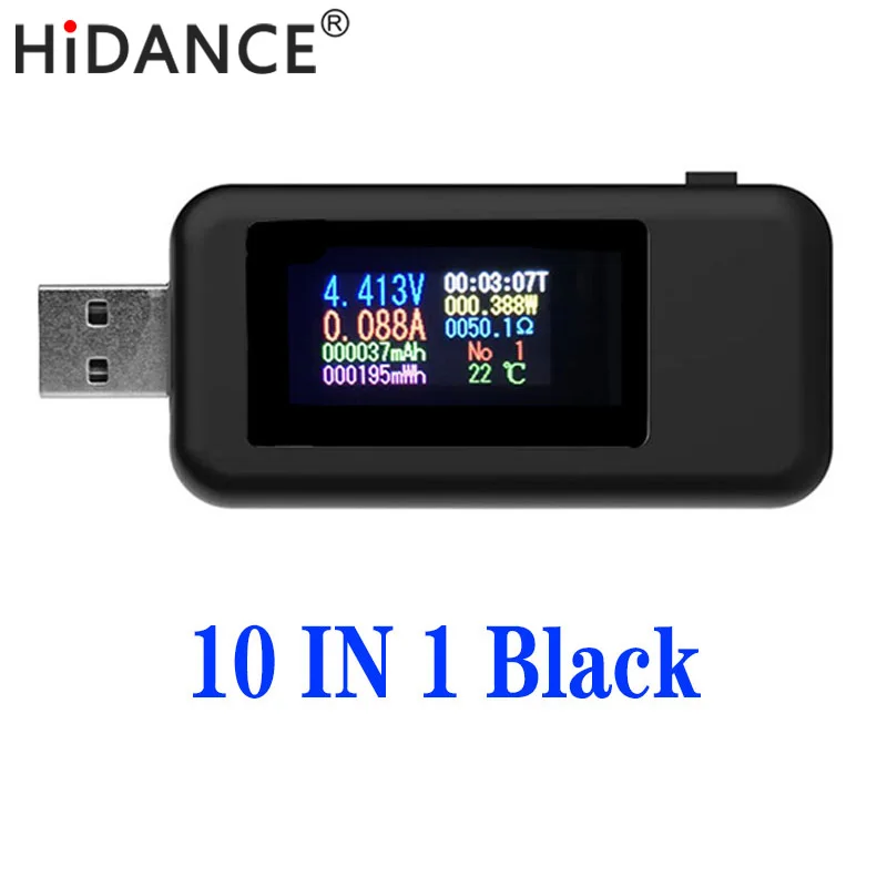 10 in 1 Digital USB Tester Current Voltage Charger Voltmeter Power Detector Tool 10 in 1 Digital USB Tester Current Voltage Charger Voltmeter Power Detector Tool