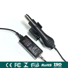YIHUA 8858 110V 220V EU/US Портативная паяльная станция для BGA паяльная станция с горячим воздуходувкой Тепловая пушка Yihua 8858 Saike 8858+ 3 насадки+ 3 пинцета