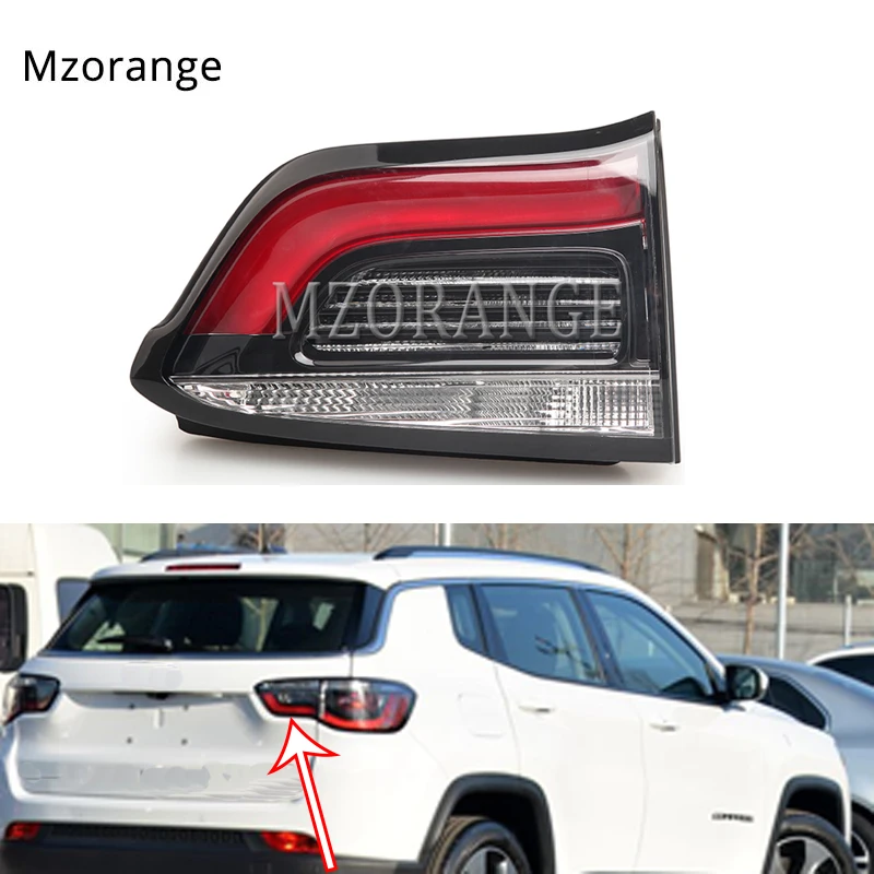 

MZORANGE 1 Piece Tail Light For Jeep compass 2017 2018 Tail Rear Brake Stop Lights Tail Light High Quality Car Light Assembly