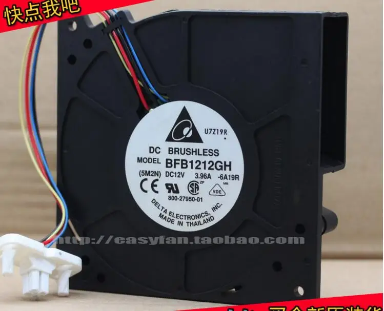 Detla Electronics BFB1212GH 6A19R DC 12V 3.96A 120x120x32 мм автомобильный вентилятор|dc fan 12v|dc 12v fandelta dc |