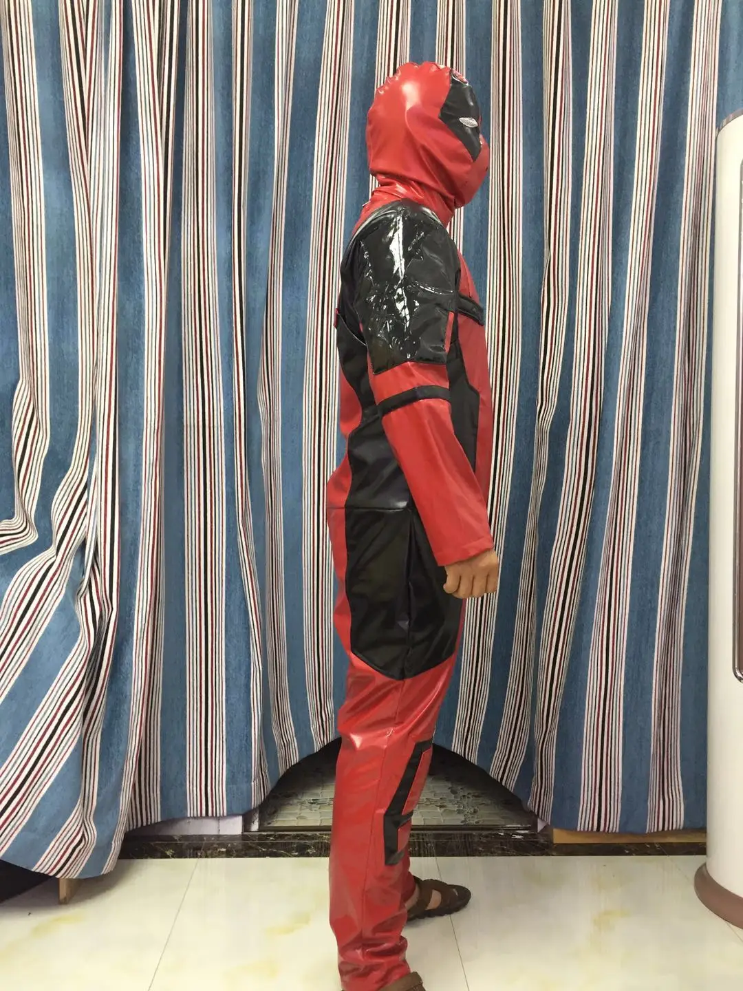 Дэдпул 2 костюм Уэйд Вилсон Дэдпул косплей костюм Взрослый мужской Хэллоуин супергерой Дэдпул красный комбинезон костюм