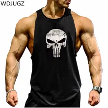 Fitness Tank Top Men Bodybuilding 2017 Clothing Fitness Men Shirt Crossfit Vests Cotton Singlets Muscle Top