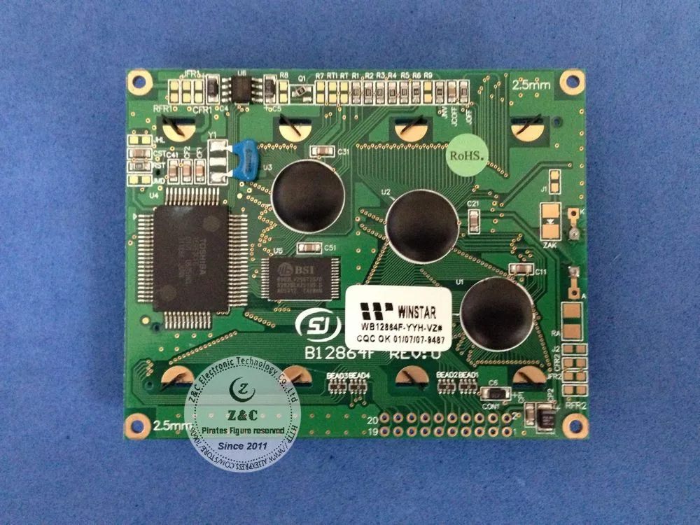 WB12864F YYH VZ B12864F новый оригинальный маленький размер ЖК экран для Winstar RoHS