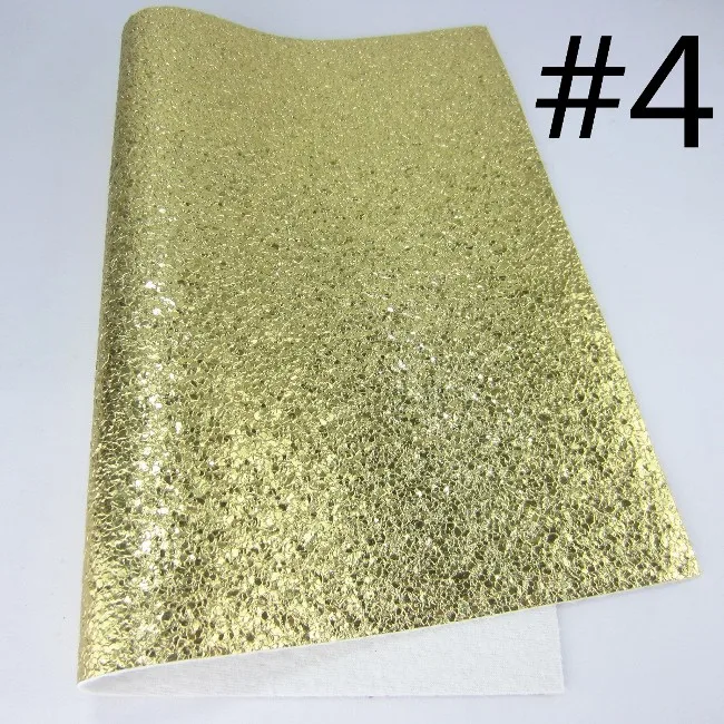 Золотое зеркало искусственная кожа ткань синтетическая кожа для сумок DIY Пиление аксессуары A4 лист " x 11,8" 1 шт DP002 - Цвет: 4