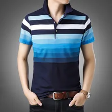 Мужская рубашка поло,, полосатая, тонкая, дышащая, хлопок, повседневная, короткая, хлопок, высокое количество, мужская, Harajuku, Спортивная, модная