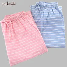 pijama inverno home pants striped cotton long ladies lounge pants autumn winter women bottom pajama pant sleep trousers A649
