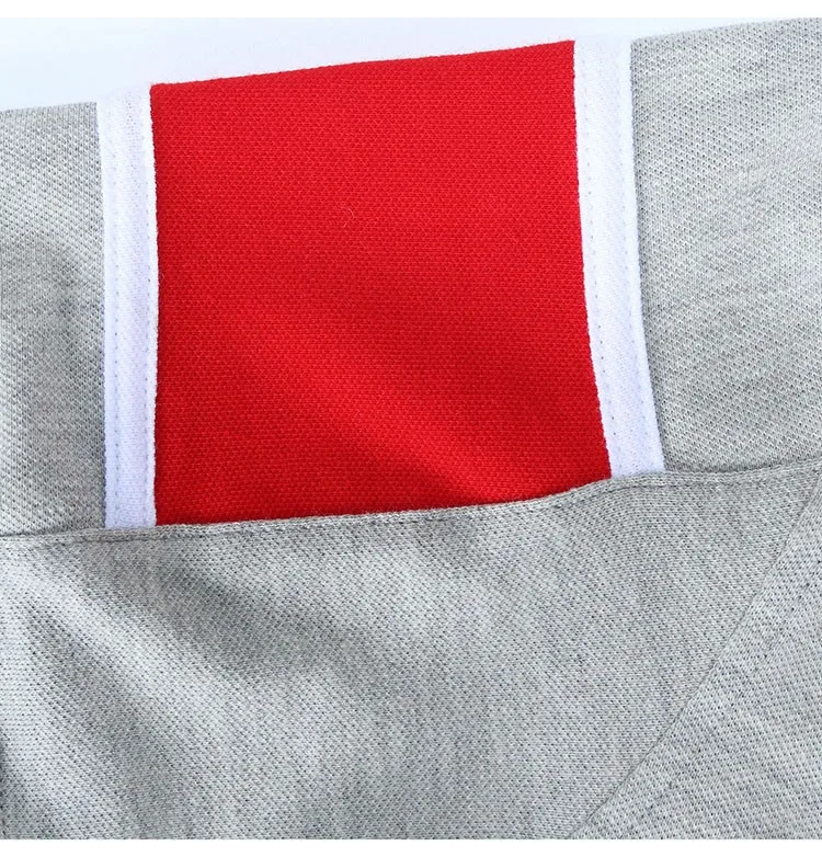 Aolamegs Men Polo Shirt Solid Polo Homme 2017 New Casual Short Sleeve Cotton Tops Patchwork Contrast Color Camisa Polo Masculino (6)