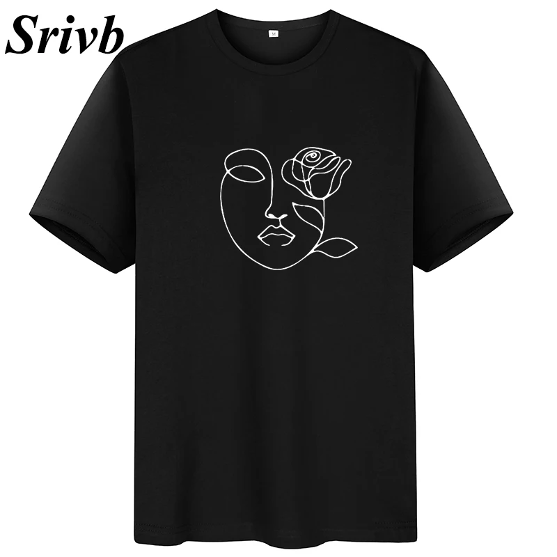 Srivb الوجه الفن زهرة Kawaii T قميص المرأة نعرفكم 2019 الصيف مضحك الجرافيك طباعة قصيرة الأكمام المرأة عارضة الجمالية النساء المحملات Srivb الوجه الفن زهرة Kawaii T قميص المرأة نعرفكم 2019 الصيف مضحك الجرافيك طباعة قصيرة الأكمام المرأة عارضة الجمالية النساء المحملات