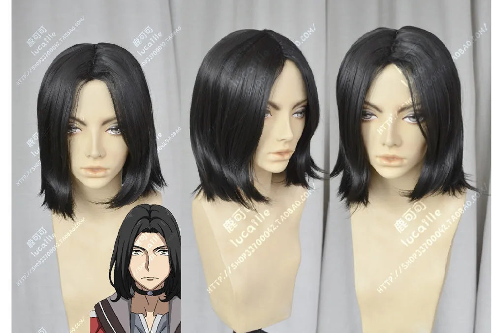 Heat Resistant Anime Bloodivores Chen Fong wig Full Lace Costume Cosplay Wig +CAP |