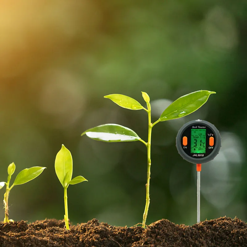 

5-in-1 Soil Tester Moisture Temperature Humidity Light PH Meter for Home and Garden CLH@8