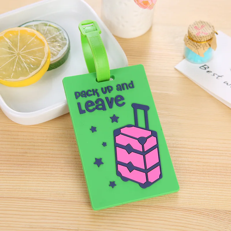 Suitcase Luggage Tag Travel Accessories Cute Cartoon Creative Gift