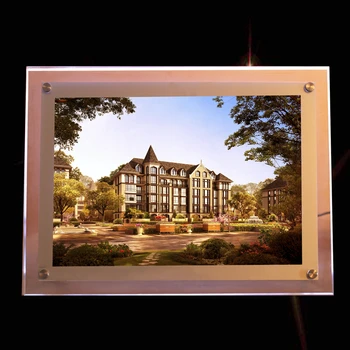

Real Estate Agency Wall Mounted LED Light Pocket Display - A1 Acrylic LED Poster Light Box