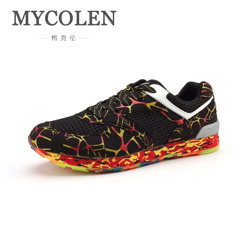 MYCOLEN 2018 Новое поступление брендовые модные кроссовки весна/осень Стиль мягкий Для мужчин повседневная обувь модная Лоферы Для мужчин
