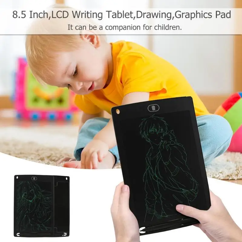 8,5 ''портативный Смарт ЖК-планшет для письма электронный блокнот для рисования графическая доска со стилусом ручка с батареей подарок для детей