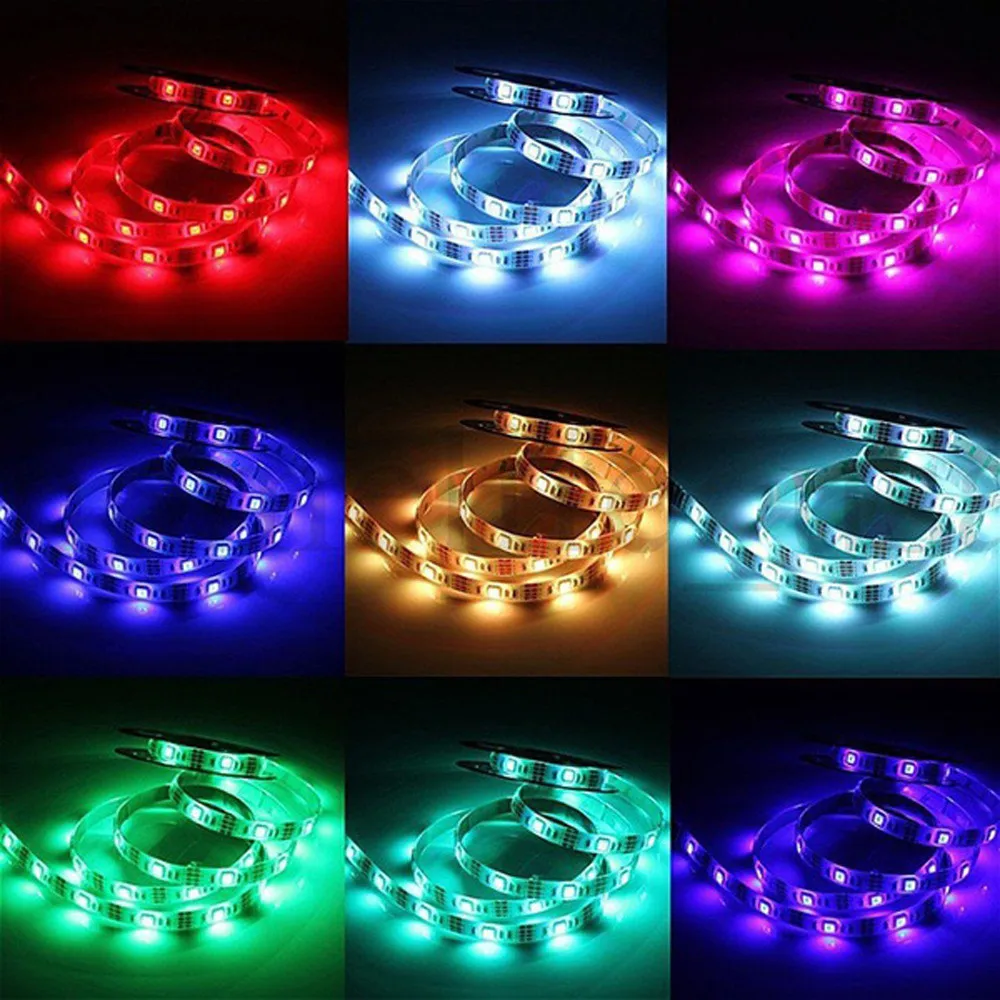 2M Led Strip 120 Lights 5050usb Waterproof Light Belt Led 2M Usb Strip Lights Tv Back Light Color Changing #4P26 (4)