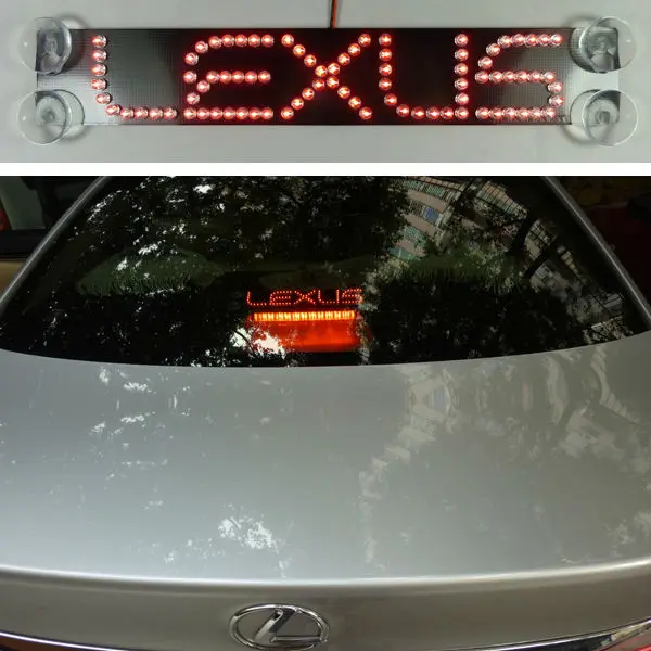 

Universal third brake lights led car light for Lexus ES GS LC RX LX IS GS RC NX GX CT LS 500h 450h 350 570 200t 300h 200h 460