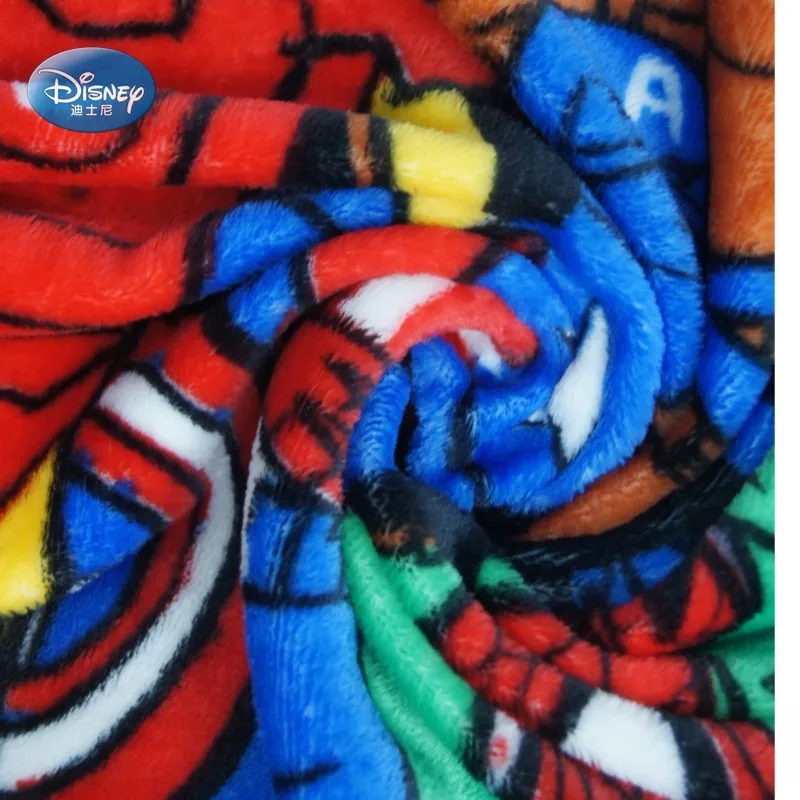 Детское летнее одеяло легкий плед из мультфильма мстители Disney кровать/диван