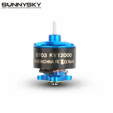 Оригинальный Sunnysky r0703 0703 12000kv 15000kv 1-2 S бесщеточный Двигатель Синий Для RC multirotor запасные части Рамки Пропеллеры