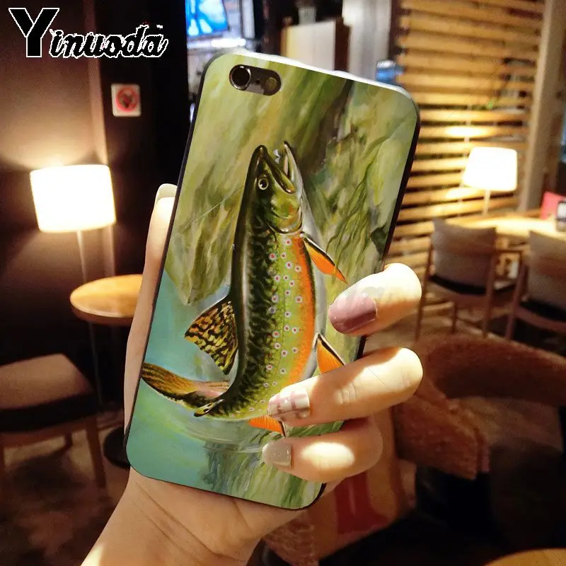 fish jump out of water Wood Fishing Tackle Box Fishing