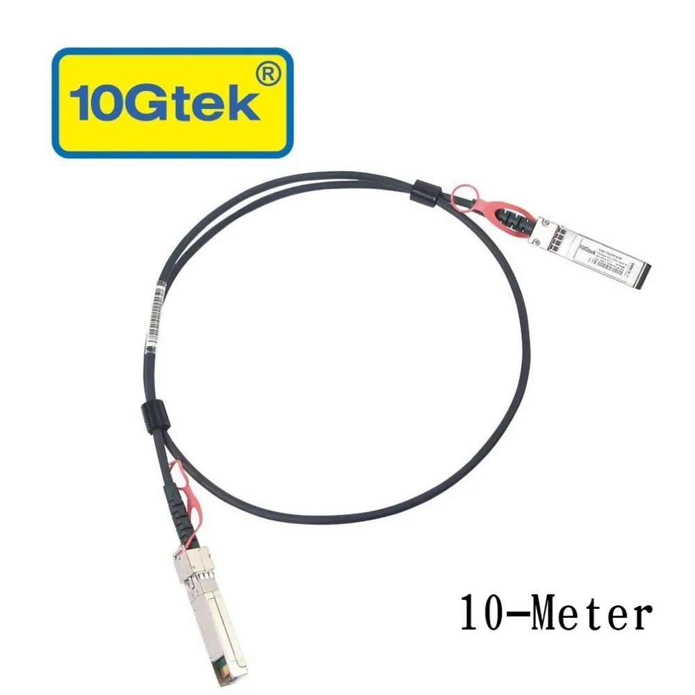 

10Gtek for SFP-H10GB-ACU10M 10G SFP+ DAC Cable-10GBase-CR 10M Active Direct Attach Copper Twinax SFP+ Cable, 28AWG