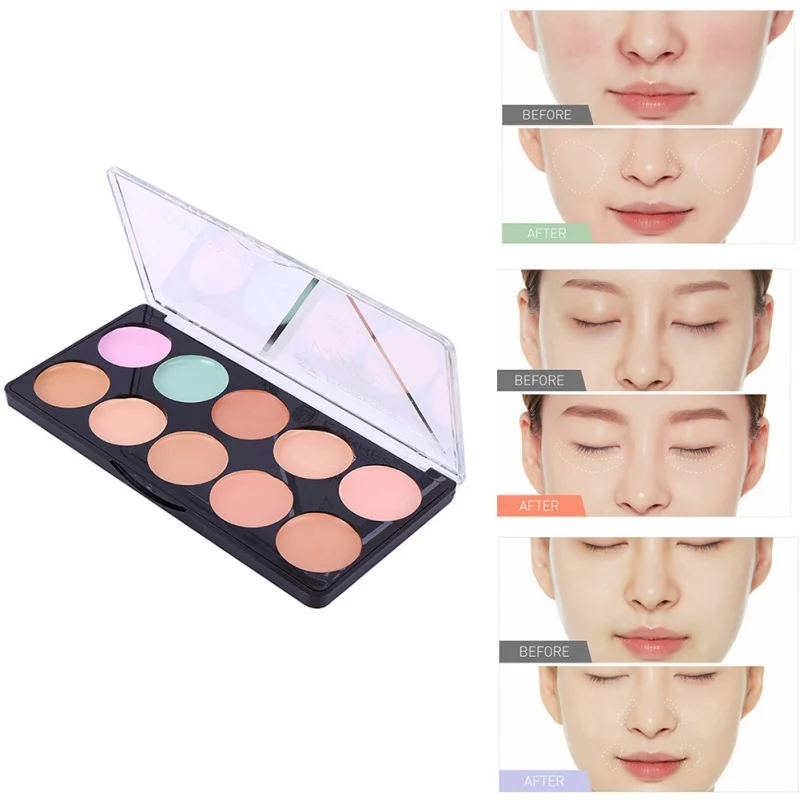 

Pro Face Concealer Palette Cover Blemishes Waterproof Smudge-Proof Even Skin Color Contour Cream Beauty Makeup Cosmetic
