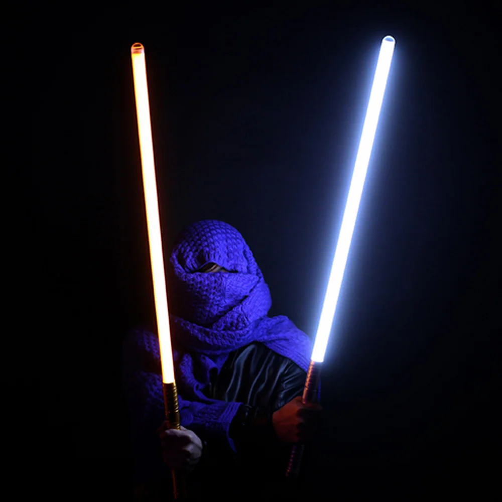 2018 nuevo unids 16 tipos 1 pieza de sonido Luke Lightsaber negro serie 60 100 cm de longitud Vader espada luz Saber regalo de cumpleaños para niños - 5