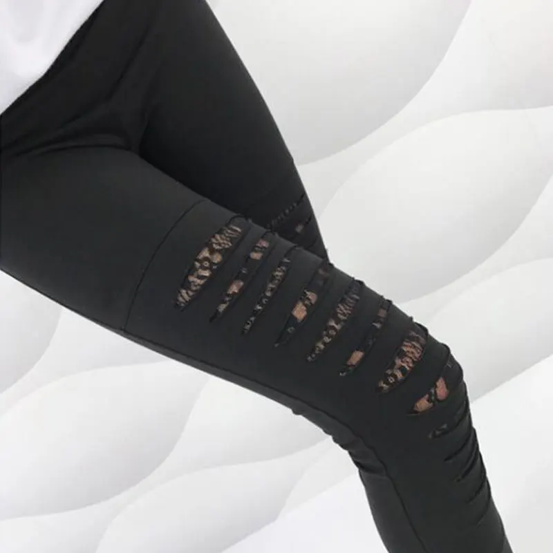 Women Max 50% Max 77% OFF OFF Fashion Style Summer Pants Ripped Leggings Torn Lace Sexy
