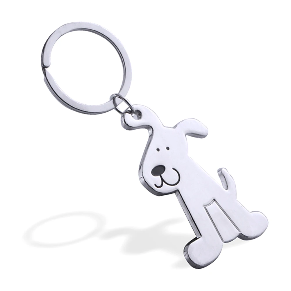 

Metal Pet Key Animal Dogs Key Ring Bag charm Wholesale Lovely Handbag Keychain Car Keyring gift Women Jewelry can dropshipng