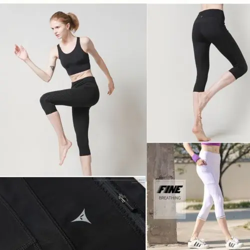 Women Yoga Fitness Leggings Running Gym Stretch Sports