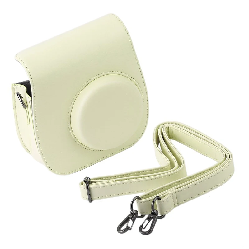Leather Camera Bag Case Cover Pouch Protector Shoudler Bag For Polaroid Photo Camera For Fuji Fujifilm Instax Mini 8 NEW (11)