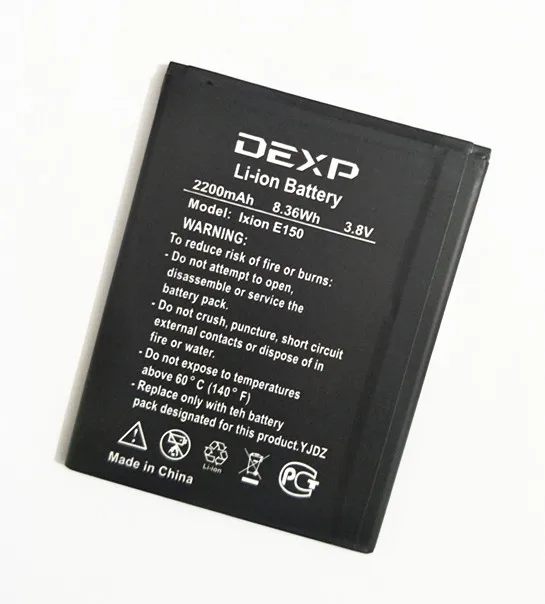 Фотоаккумулятор для DEXP Ixion E150 2200 мАч 3 8 в|Аккумуляторы мобильных телефонов| |