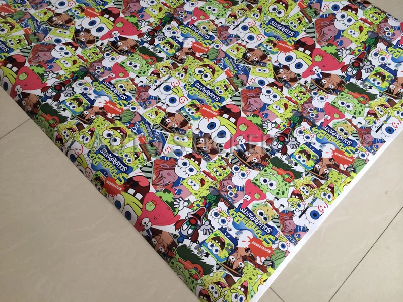 cute cartoon sticker bomb car wrap 33