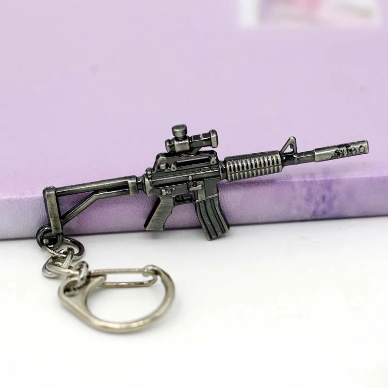 Retro Mini Rifle Revolver M4A1 Gun Key Chain Metal Weapons Men's Key Chain Hot Game Pendant Keyring Jewelry Cool Souvenirs Gifts Retro Mini Rifle Revolver M4A1 Gun Key Chain Metal Weapons Men's Key Chain Hot Game Pendant Keyring Jewelry Cool Souvenirs Gifts